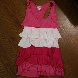 Ruffle tank